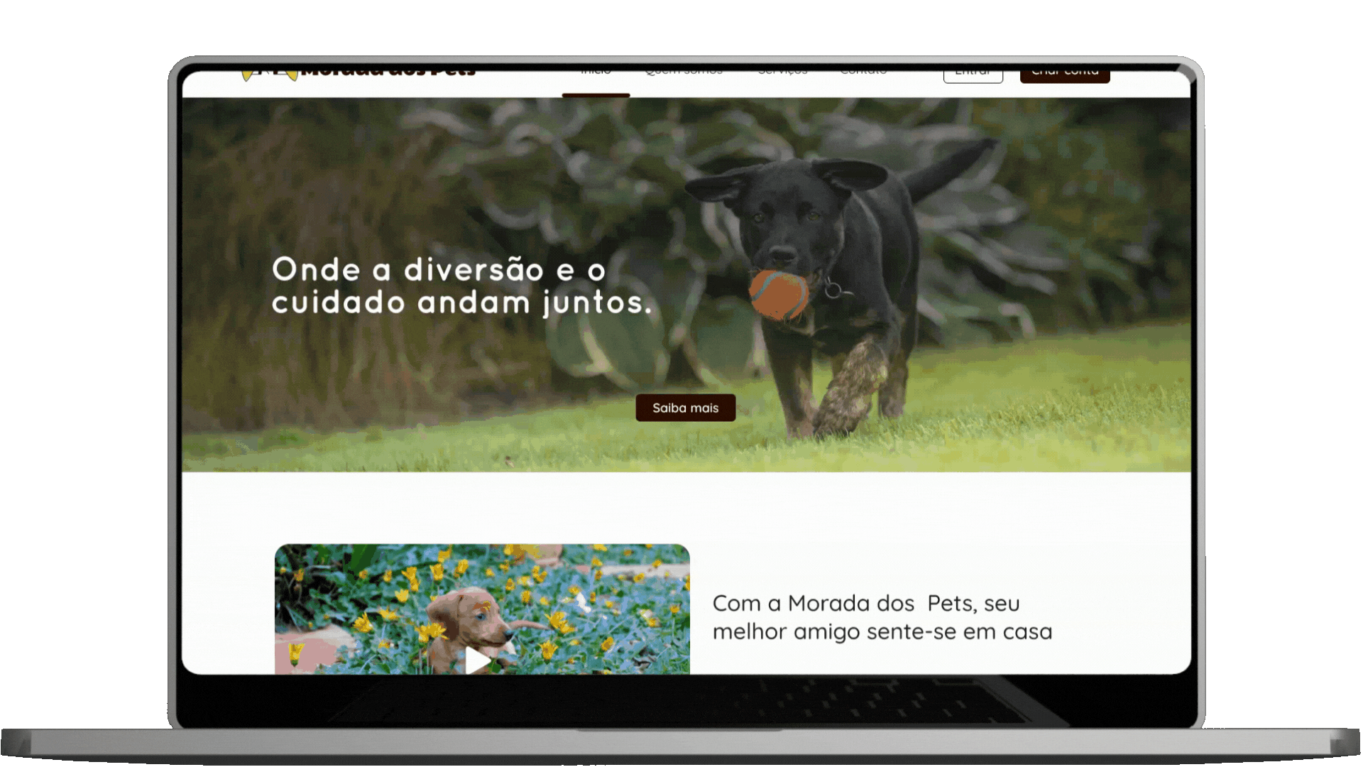 Site Morada dos Pets